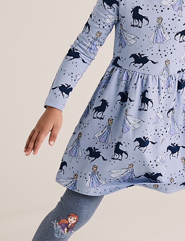 Pure Cotton Disney Frozen™ Print Dress