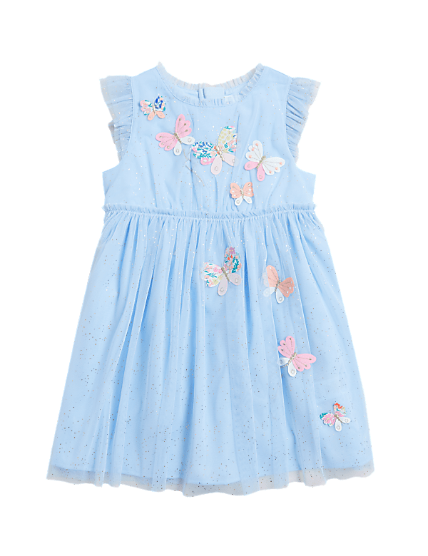 Chiffon Butterfly Dress (2-7 Yrs)