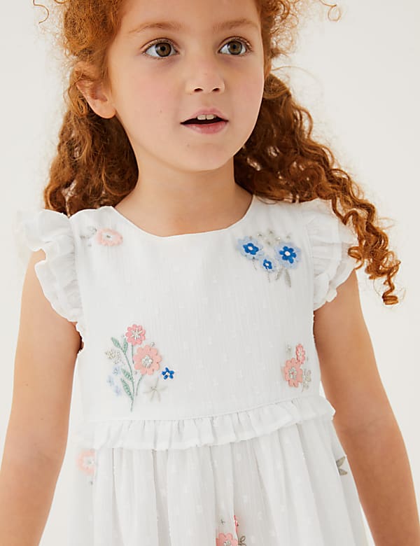 Chiffon Floral Dress (2-7 Yrs)