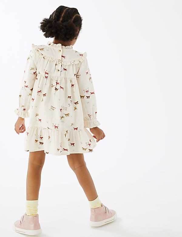 Pure Cotton Horse Print Dress
