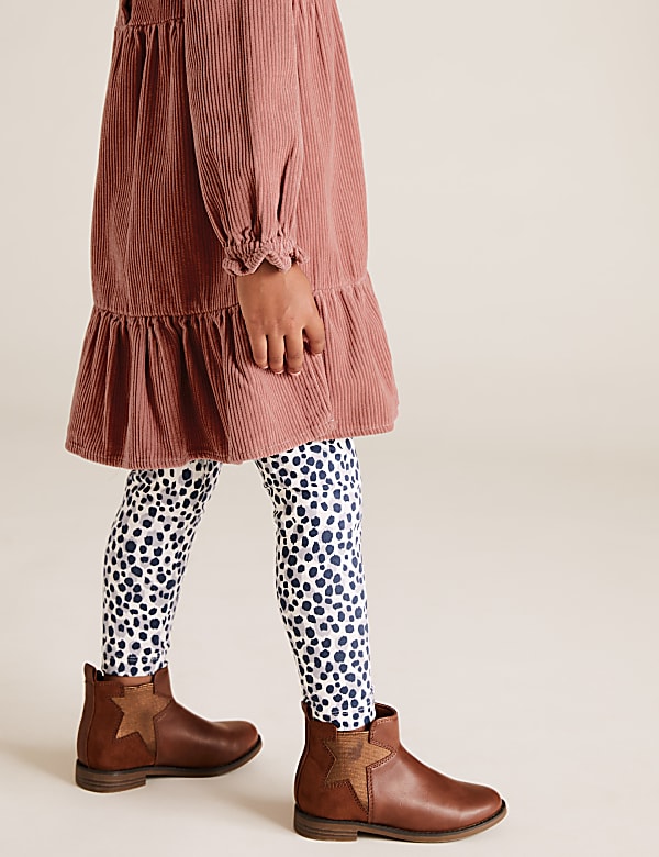 Cotton Corduroy Tiered Dress (2-7 Yrs)