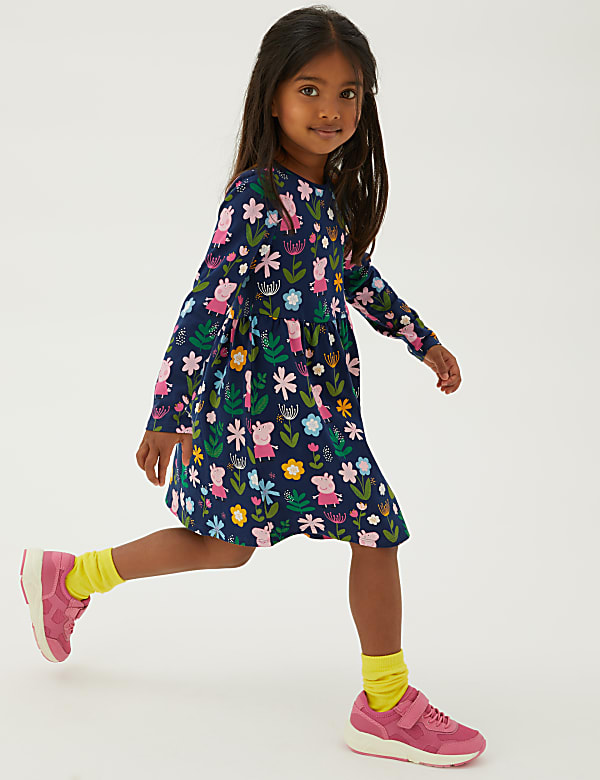 Pure Cotton Peppa Pig™ Dress (2-7 Yrs)