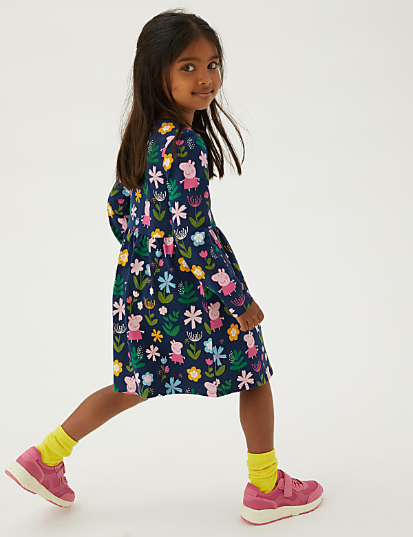 Pure Cotton Peppa Pig™ Dress (2-7 Yrs)