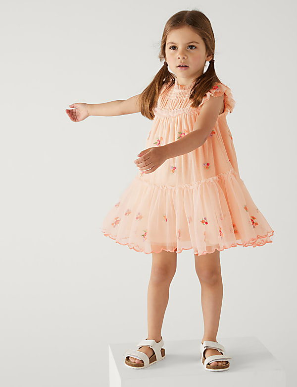 Floral Embroidered Dress