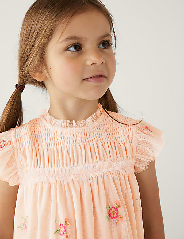 Floral Embroidered Dress