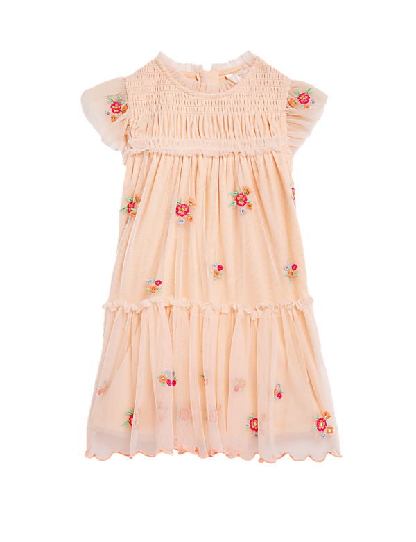 Floral Embroidered Dress