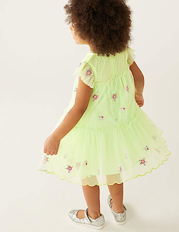 Floral Embroidered Dress