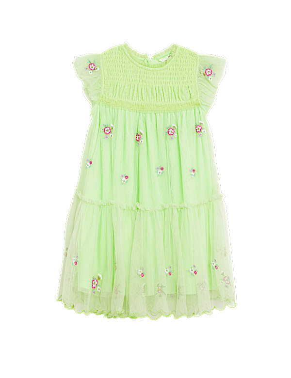 Floral Embroidered Dress