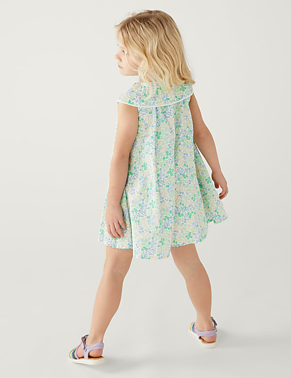 Pure Cotton Floral Dress
