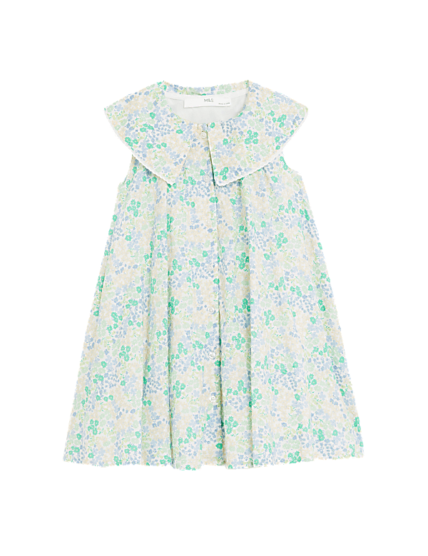 Pure Cotton Floral Dress