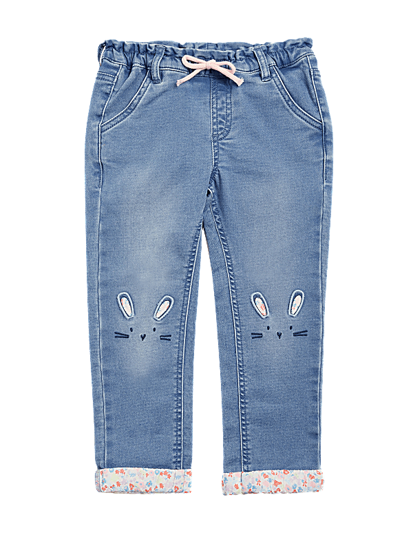 Relaxed Denim Bunny Jeans
