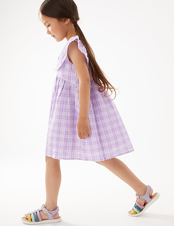 Pure Cotton Gingham Dress