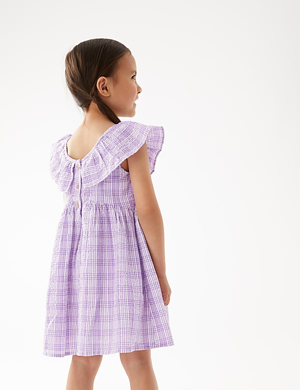 Pure Cotton Gingham Dress
