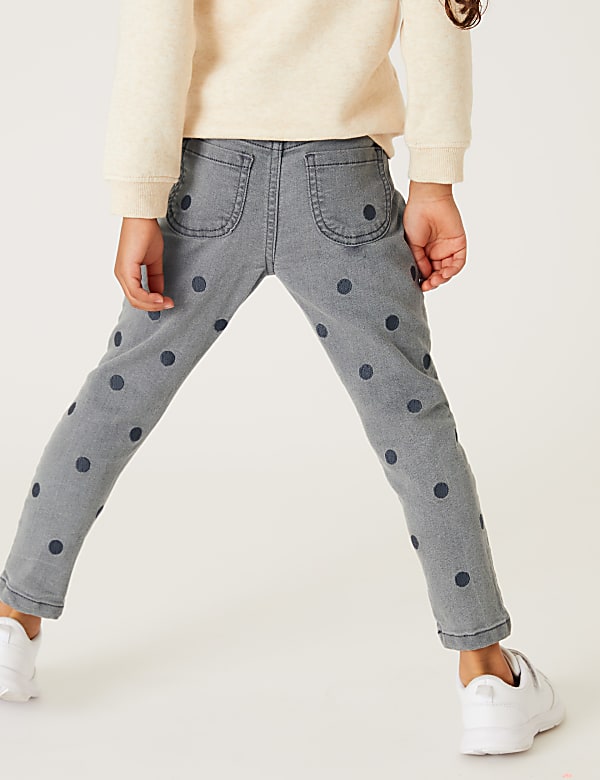 Cotton Rich Spotted Jeggings (2-7 Yrs)