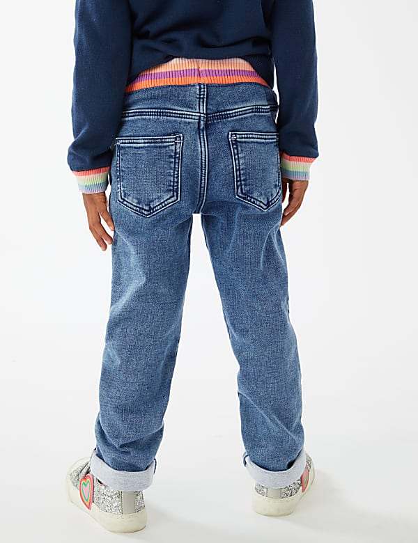 Regular Denim Unicorn Embroidered Jeans (2-7 Yrs)