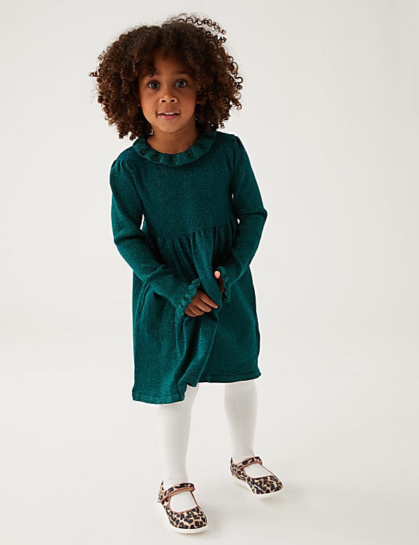 Sparkly dress with tights cheap