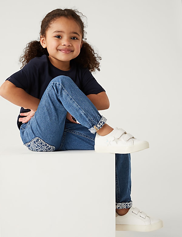 Regular Denim Paperbag Waist Jeans