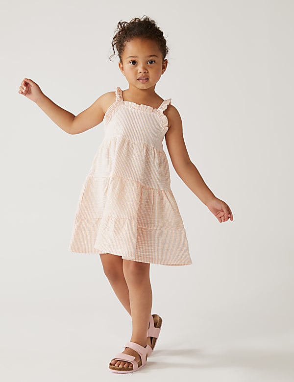 Cotton Rich Striped Dress