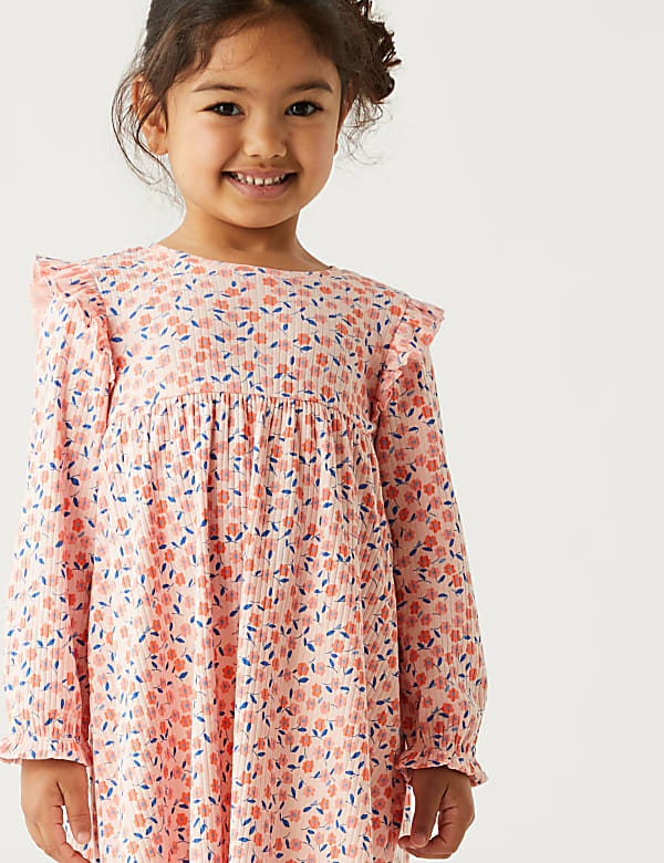 Pure Cotton Floral Dress