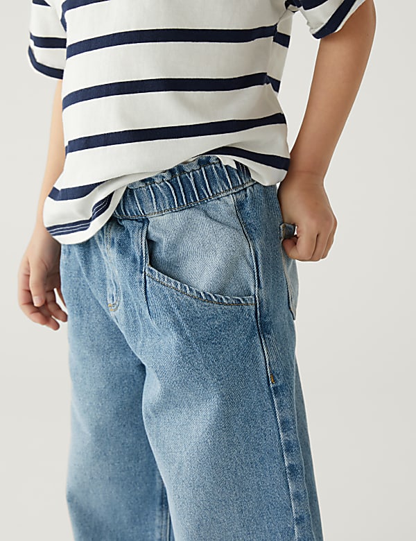 Wide Leg Denim Jeans
