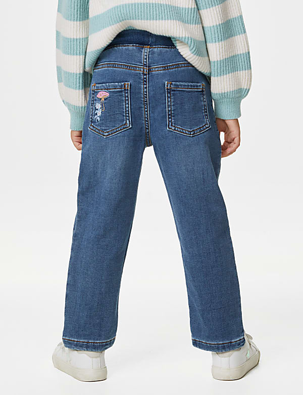 Regular Denim Butterfly Jeans (2-8 Yrs)
