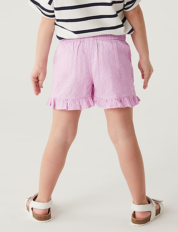 Pure Cotton Frill Shorts