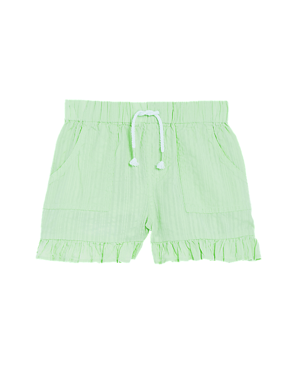 Pure Cotton Frill Shorts