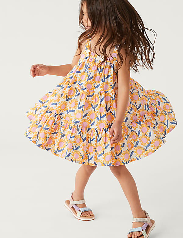 Pure Cotton Sunflower Dress
