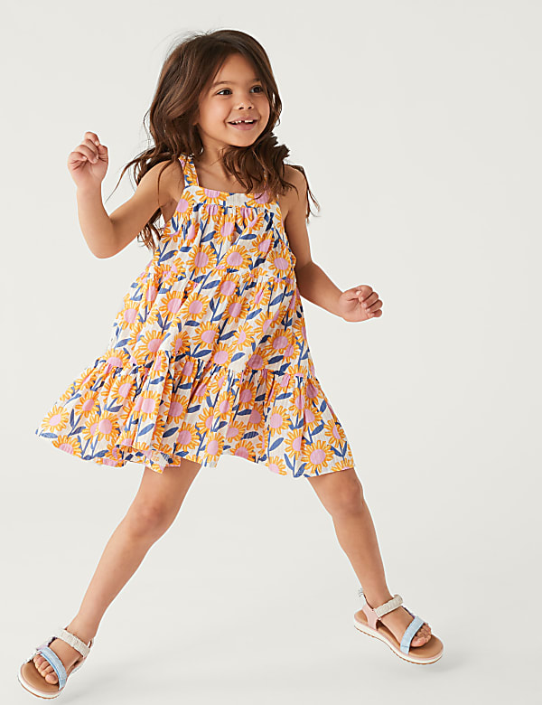 Pure Cotton Sunflower Dress