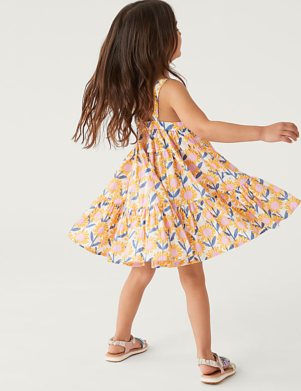 Pure Cotton Sunflower Dress
