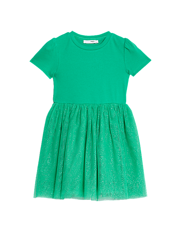 Tulle Spotted Dress