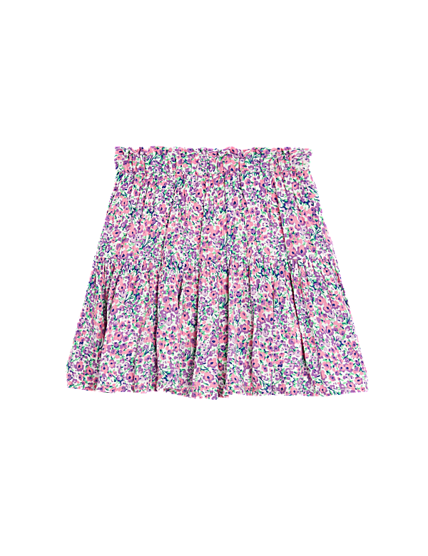Floral Tiered Skort