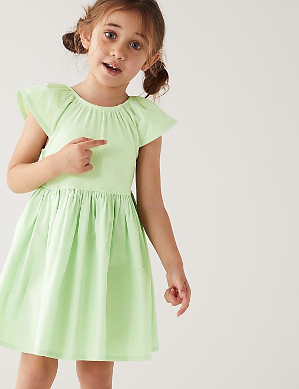 Cotton Rich Frill Dress
