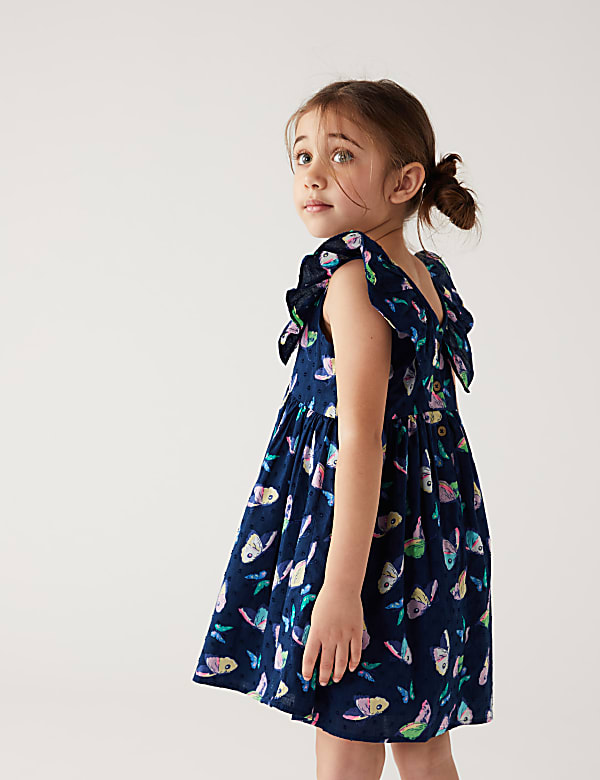 Pure Cotton Butterfly Dress