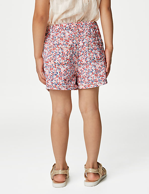 Denim Floral Skort (2-8 Yrs)