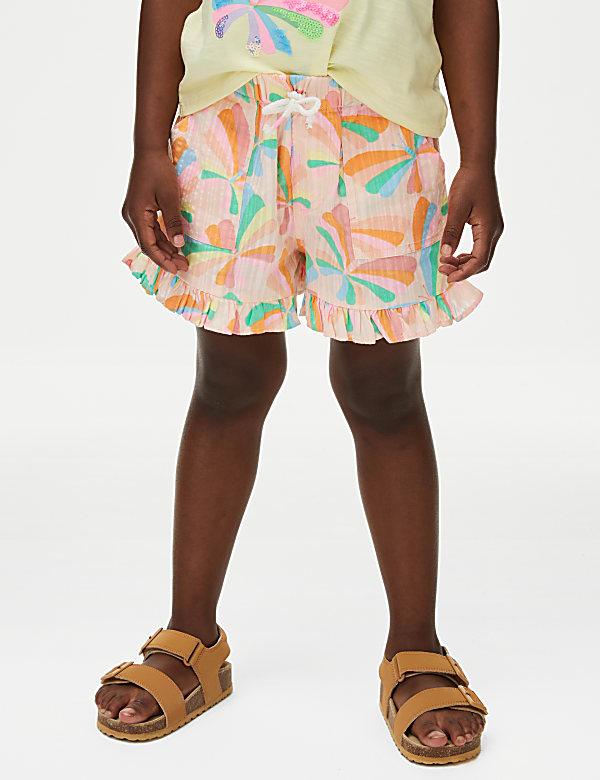 Pure Cotton Striped Shorts (2-8 Yrs) - DK