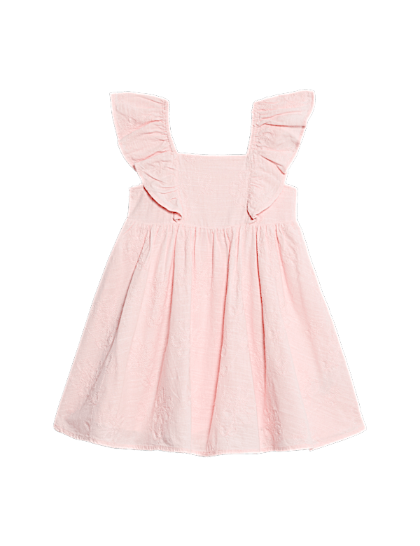 Pure Cotton Embroidered Dress (2-10 Yrs)