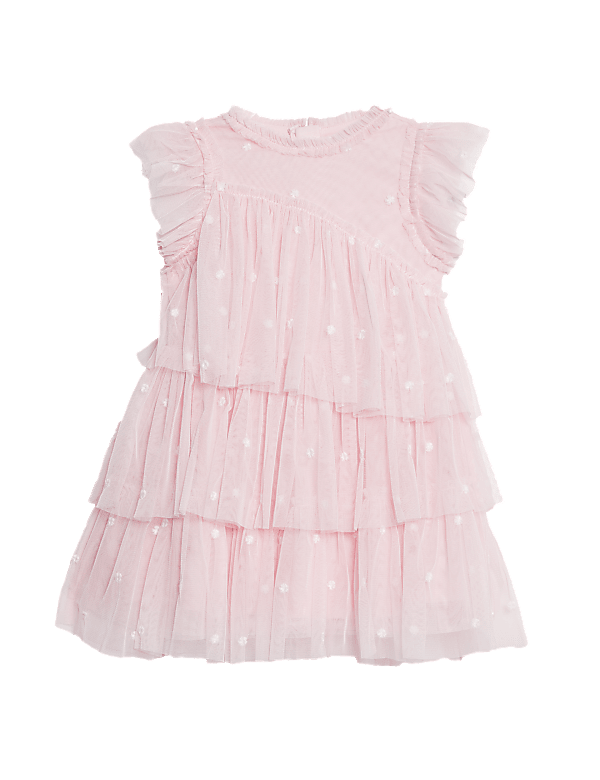 Embroidered Tulle Dress (2-16 Yrs)