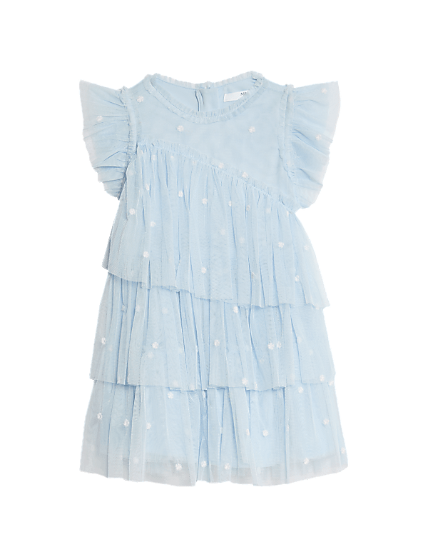 Embroidered Tulle Dress (2-16 Yrs)