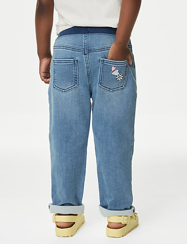 Regular Cotton Rich Unicorn Jeans (2-8 Yrs)
