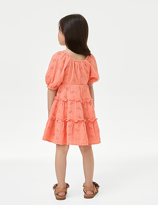 Robe 100&nbsp;% coton &agrave; motif brod&eacute; (du 2 au 8&nbsp;ans) - LU
