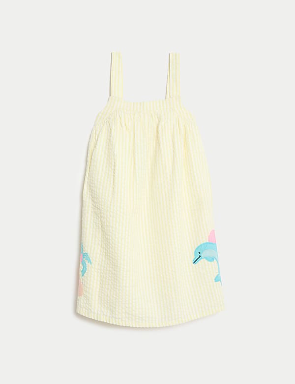 Robe &agrave; motif dauphins 100&nbsp;% coton (du 2 au 8&nbsp;ans) - LU