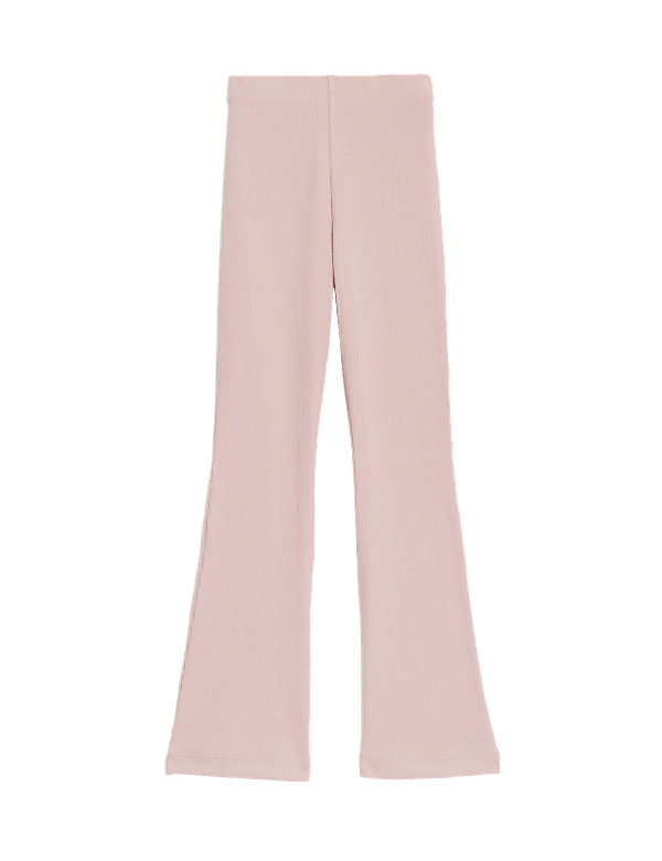 Wide Leg Cotton Rich Flared Leggings (2-8 Yrs)