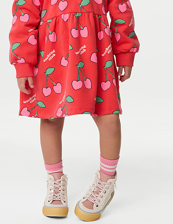 Cotton Rich Cherry Jumper Dress (1-8 Yrs) - SK