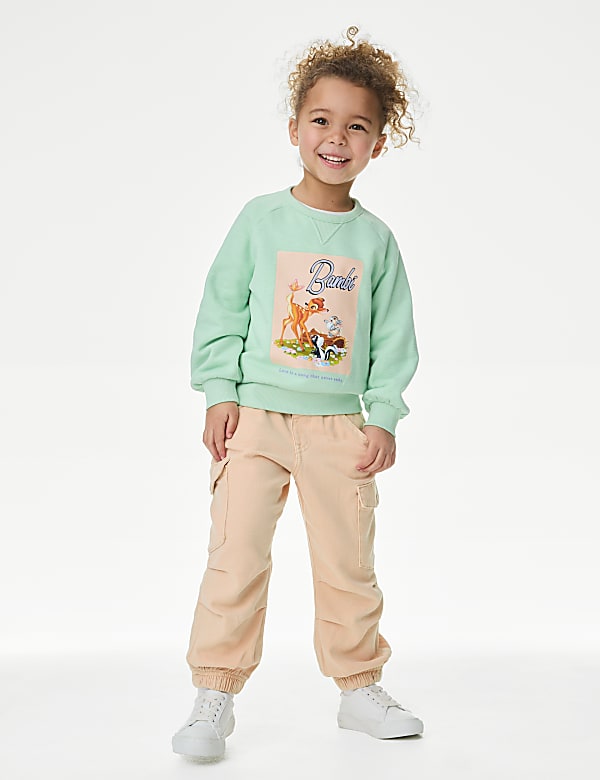 Baggy Cotton Rich Parachute Trousers (2-8 Yrs) - AT