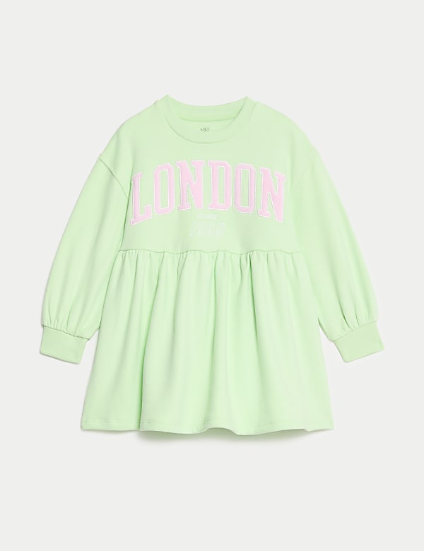 Cotton Rich London Jumper Dress (1-8 Yrs) - JP