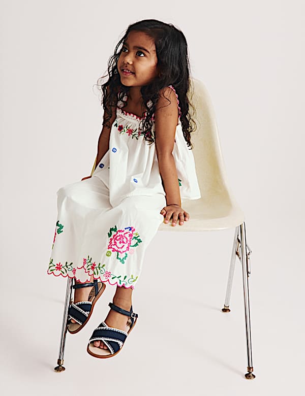 2 Piece Pure Cotton Embroidered Outfit (2-10 Yrs)