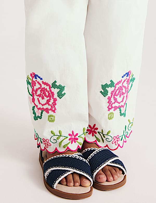 2 Piece Pure Cotton Embroidered Outfit (2-10 Yrs) - ES