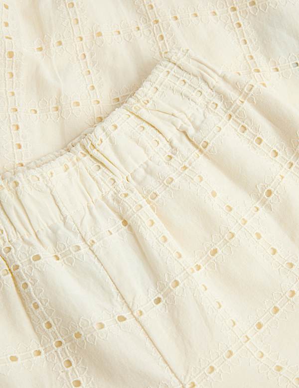 2 Piece Pure Cotton Shirred Trouser Outfit (2-10 Years)