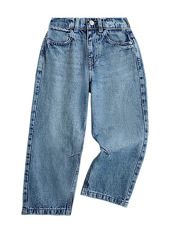 Denim Barrel Jeans (2-8 Yrs)